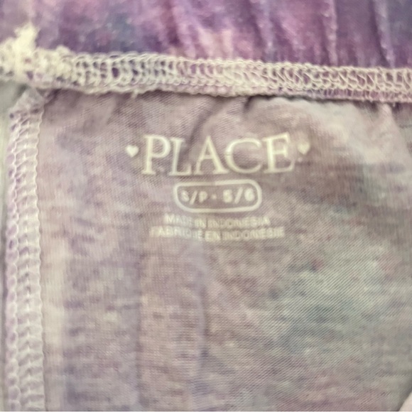 Children’s Place Blue & Purple Tie Dye Bike Shorts - Picture 3 of 4